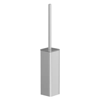 Ершик для унитаза WHITECROSS Cubo CU2476NIB напольный, никель, с подставкой