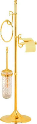 Стойка Boheme Imperiale 10423 для туалета, напольная, золото