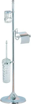 Стойка Boheme Brillante 10445 для туалета, напольная, хром