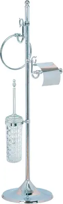 Стойка Boheme Brillante 10450 для туалета, напольная, хром
