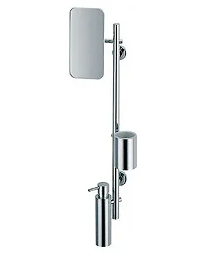 Стойка Colombo Design Plus W4924 для ванной, хром, белая