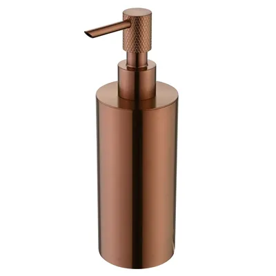 Дозатор для жидкого мыла Boheme Uno 10980-CB настольный, медь