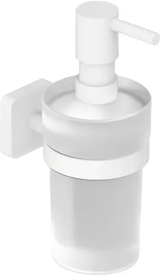Дозатор для жидкого мыла Kludi Vela S 2597653 настенный, белый