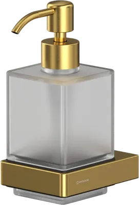 Дозатор для жидкого мыла WHITECROSS Cubo CU2440GLB настенный, золото