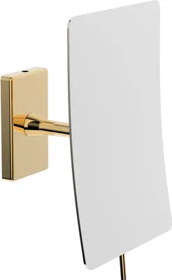 Косметическое зеркало Boheme 506-G настенное, с увеличением, gold