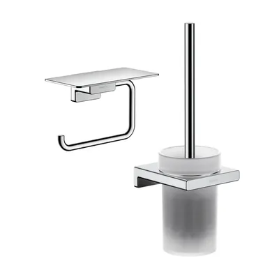 Набор Держатель Hansgrohe AddStoris 41772000 + Ершик 41752000