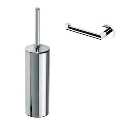 Набор Держатель Bemeta Omega 104212032 L, chrome + Ершик Bemeta Omega 102313067