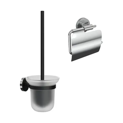 Набор Держатель Fora Lord FOR-LORD015CR + Ершик FOR-LORD020BL