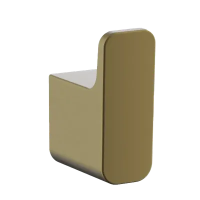 Крючок BELZ B908 B90805-1 брашированное золото, на шурупах