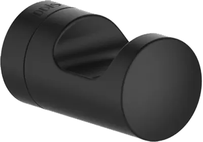 Крючок IDDIS Noa NOABL10i41 матовый черный, на шурупах