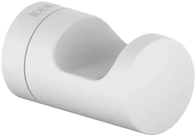 Крючок IDDIS Noa NOAWT10i41 матовый белый, на шурупах