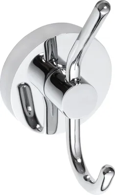 Крючок Bemeta Omega 104105242 глянцевый хром, на шурупах