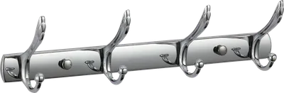 Крючок Savol S-06204B хром, на шурупах