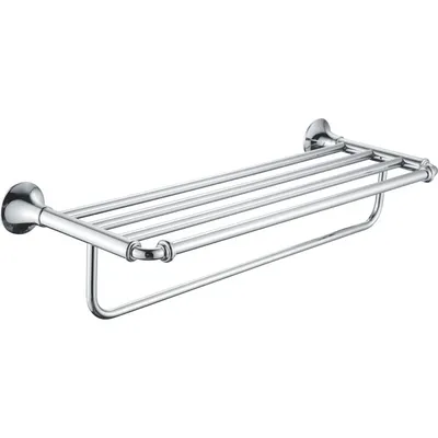Полка для полотенец в ванную Rose RG12 RG1208 хром