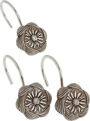 Крючки для шторы Carnation Home Fashions Auburn PHP-AU/03 silver