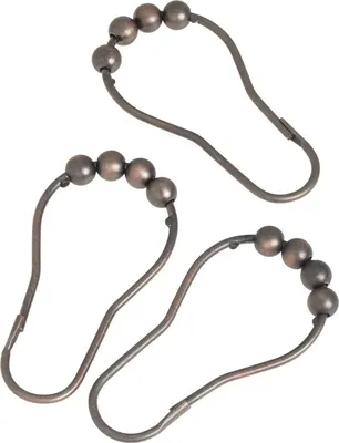 Кольца для шторы Carnation Home Fashions Roller Hook SLM-ROL/67 bronze