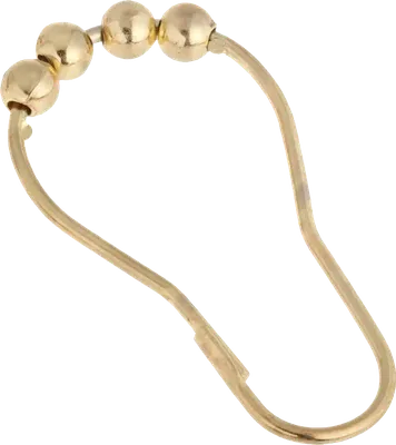 Кольца для шторы Carnation Home Fashions Roller Hook SLM-ROL/64 золотые