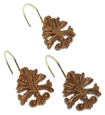 Крючки для шторы Carnation Home Fashions Fleur Fleur di Lis gold
