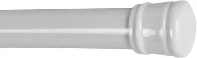 Телескопический карниз для ванны Bath Plus KK-004 218 см, прямой, глянцевый белый