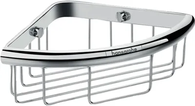 Полка для душа Hansgrohe Logis Universal 41710000 угловая, подвесная, глянцевый хром