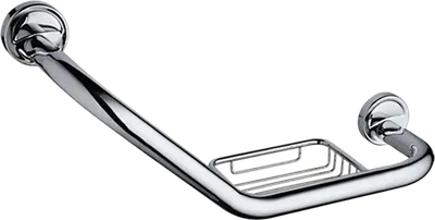 Поручень D-lin D292710-3 нержавеющая сталь, глянцевый хром, настенный