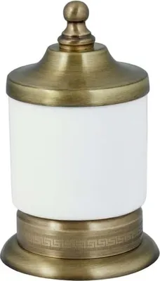 Контейнер Boheme Medici 10626 белый, бронза, настольный