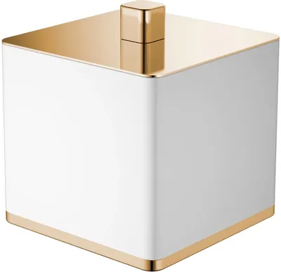 Контейнер Boheme 10964-W-G gold, white, настольный