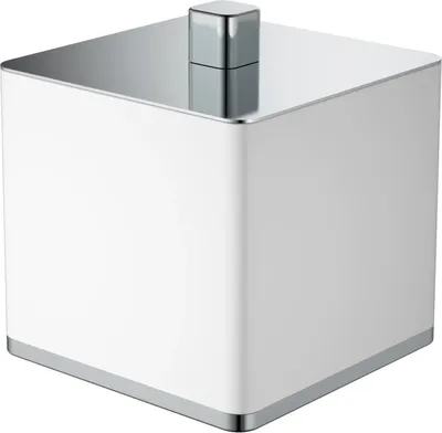 Контейнер Boheme 10964-W-CR chrome, white, настольный