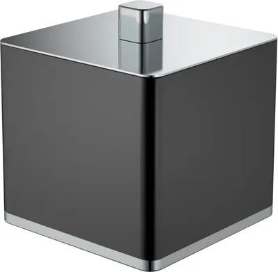 Контейнер Boheme 10964-B-CR chrome, black, настольный