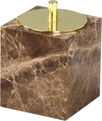Контейнер Kassatex Emperador ERA-CJ-BRN коричневый, золото, настольный