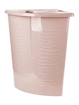 Корзина для белья Keeplex Regular 248240 40 л, напольная, бежевая, прямоугольная, пластик