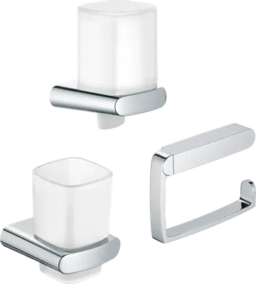Набор Дозатор Keuco Elegance new 11652019000 + Стакан 11650019000 + Держатель 11662010000