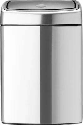 Мусорное ведро Brabantia 477225 10 л, для кухни, подвесное, хром, серое