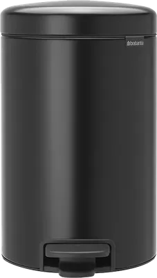 Мусорное ведро Brabantia NewIcon NewIcon 113741 12 л, для туалета, черное