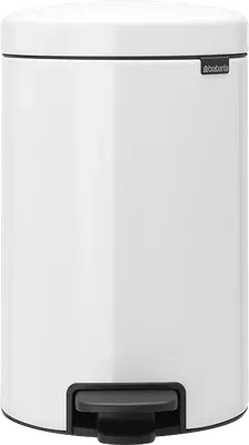 Мусорное ведро Brabantia NewIcon NewIcon 111969 12 л, для туалета, белое