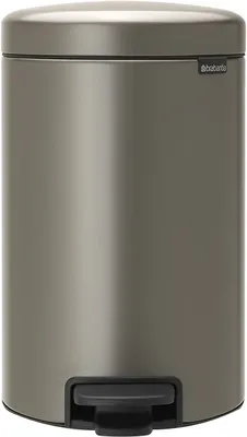 Мусорное ведро Brabantia NewIcon 113628 12 л, для туалета, серое