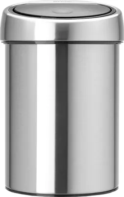 Мусорное ведро Brabantia Touch Bin 363986 3 л, для кухни, подвесное, хром