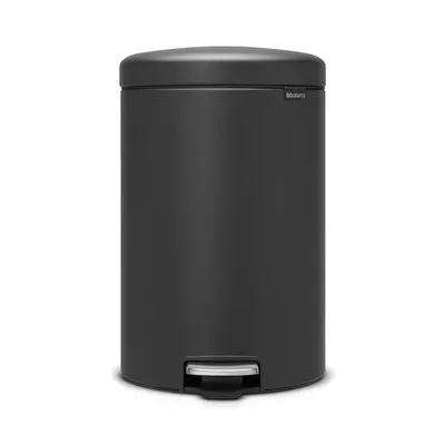 Мусорное ведро Brabantia NewIcon 114182 20 л, для кухни, серое, черное