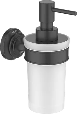 Дозатор для жидкого мыла AQUATEK Классик AQ4505MB настенный, черный