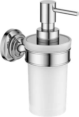 Дозатор для жидкого мыла AQUATEK Классик AQ4505CR настенный, хром