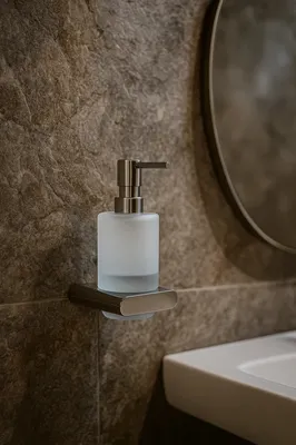 Дозатор для жидкого мыла Knotlor LD101C настенный, хром