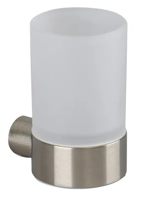 Стакан для ванной Splendy Passion PA4031VSNB настенный, никель, стеклянный