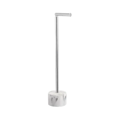 Стойка Fora White marble FOR-ST-63WT для туалета, напольная, белая, рисунок, сталь