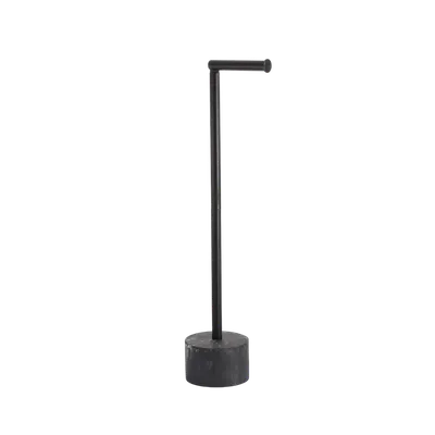 Стойка Fora Black granite FOR-ST-63BL для туалета, напольная, черная