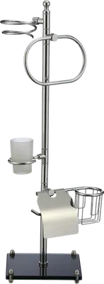 Стойка Savol S-00B03 для туалета, напольная, хром