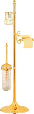 Стойка Boheme Imperiale 10416 для туалета, напольная, золото