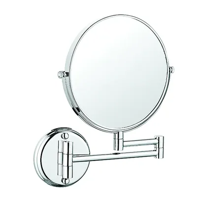 Косметическое зеркало AZARIO AZ-211-6 настенное, с увеличением, хром