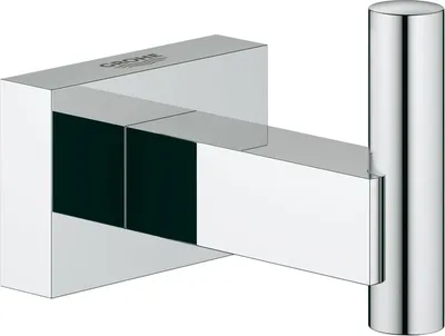 Крючок Grohe Essentials Cube 40511001 глянцевый хром, на шурупах