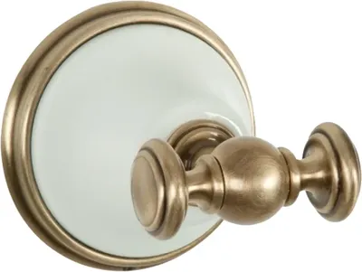 Крючок Tiffany World Harmony TWHA016bi/br белый, бронза, на шурупах
