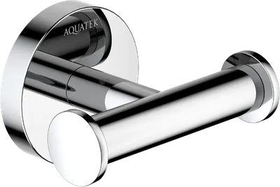 Крючок AQUATEK Оберон AQ4202CR хром, на шурупах